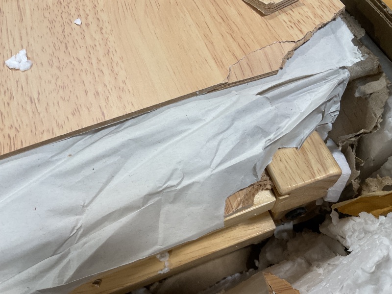 Photo 1 of ***MAJOR DAMAGE***Winsome Wood Kitchen Cart, Natural, Single Drawer (82027)