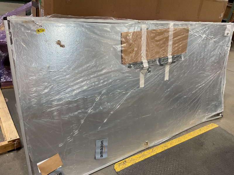 Photo 1 of ***MINOR DAMAGE, BENT***VIZ-PRO Dry Erase Board/Magnetic Whiteboard, 96 x 48 Inches, Large Wall Mounted Board for School Office and Home 8' x 4'