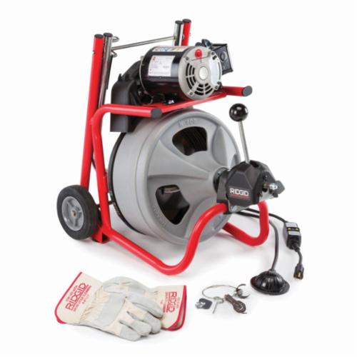 Photo 1 of ***USED, UNTESTED, RUSTED***RIDGID® 27008 K-400 Drum Drain Cleaning Machine Kit, 1-1/2 to 3 in Drain Line, 1/3 hp, 115 VAC