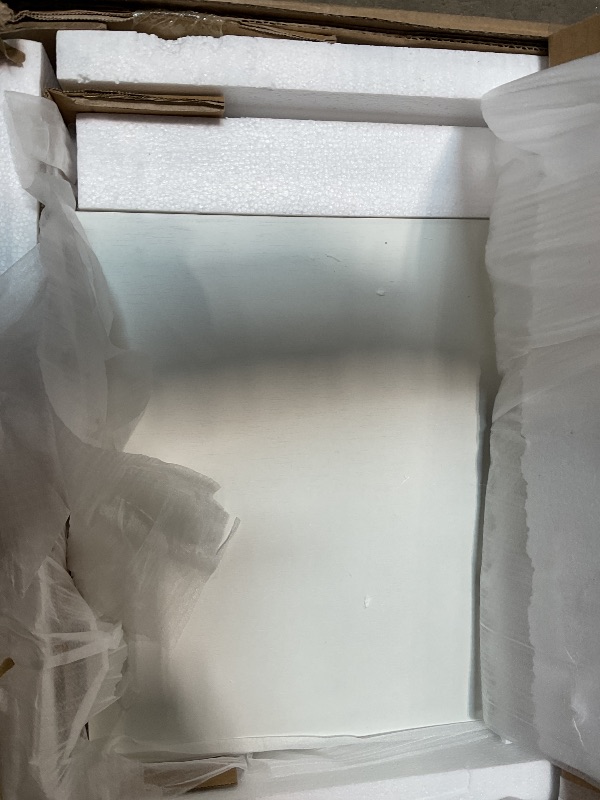 Photo 1 of ***UNKNOWN MISSING ASSEMBLY PIECES*** Shintenchi Modern Farmhouse Sideboard Buffet Cabinet with Storage with 3 Doors,42" Barn Doors Buffet Cabinet with Storage, Wood Coffee Bar Cabinets with Adjustable Shelf for Kitchen Living Room,White