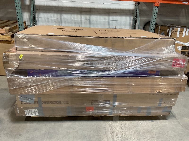 Photo 1 of ***BULK PALLET OF BROKEN TVs, SALE FINAL, NO REFUNDS, MUST HAVE TRUCK FOR PICK UP***