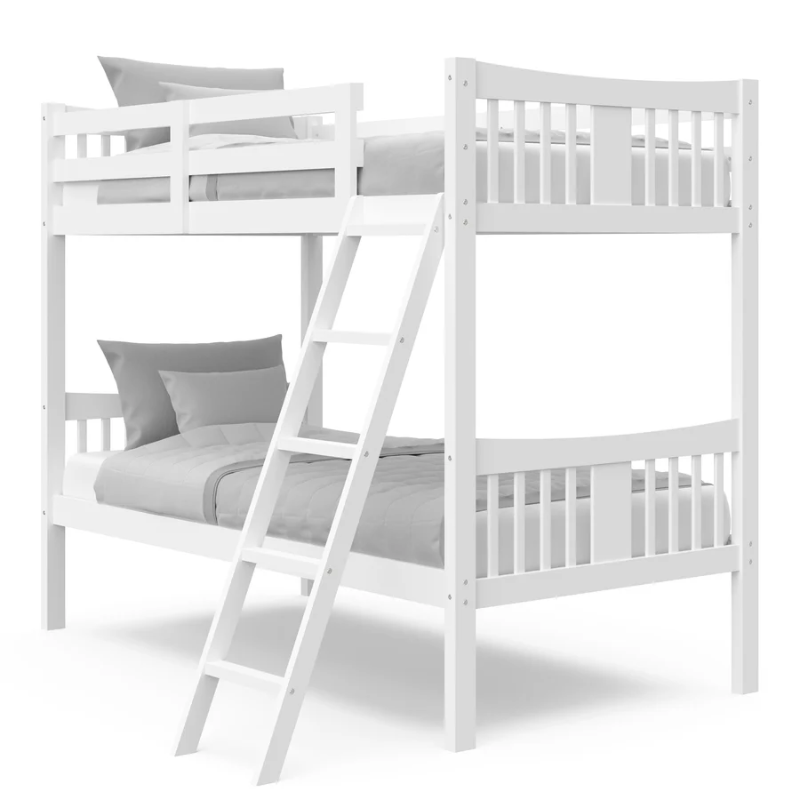 Photo 1 of ***PARTIAL SET, BOX B ONLY ***Storkcraft® Caribou Convertible Twin-over-Twin Bunk Bed, Expresso