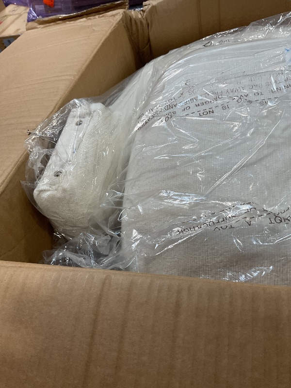 Photo 1 of *** JUST 1 SET*** KISLOT Upholstered Dining Chairs with Removable Casters Barrel Side Armchair with Rollers for Diningroom Bedroom Livingroom Reading Room, Ivory, 4PCS