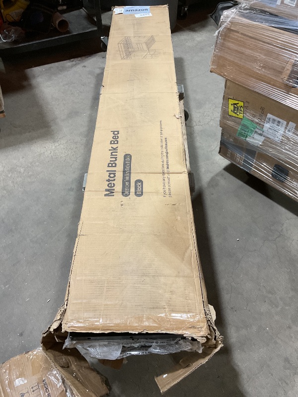 Photo 1 of ***PARTIAL SET***Queen Over Twin Bunk Bed with Desk - Detachable Queen Loft Bed with Drawers & Shelves, L-Shaped Create Spacious Home Office or Lounge Underneath - Sturdy Metal Frame Family-Friendly for All Ages