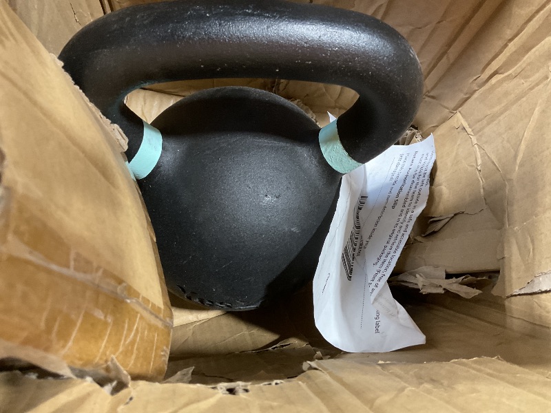 Photo 1 of ***PHOTO FOR REFERENCE ***Yes4All Powder Coated Cast Iron Kettlebell Single Mint - 24 KG / 35 LB Strength Training Kettlebells Weight Set for Full Body Workout, Home Gym