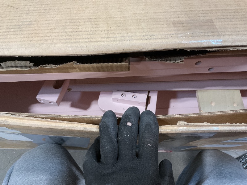 Photo 1 of *PARTS ONLY*
Graco Read-with-Me 4-in-1 Convertible Crib with Drawer (Blush with Driftwood) - GREENGUARD Gold Certified Converts to Toddler Bed, Daybed, and Functional Bookshelves