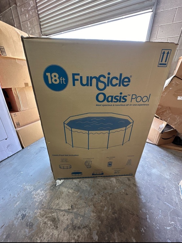 Photo 1 of 18ft X 48in height Frame Pool Set