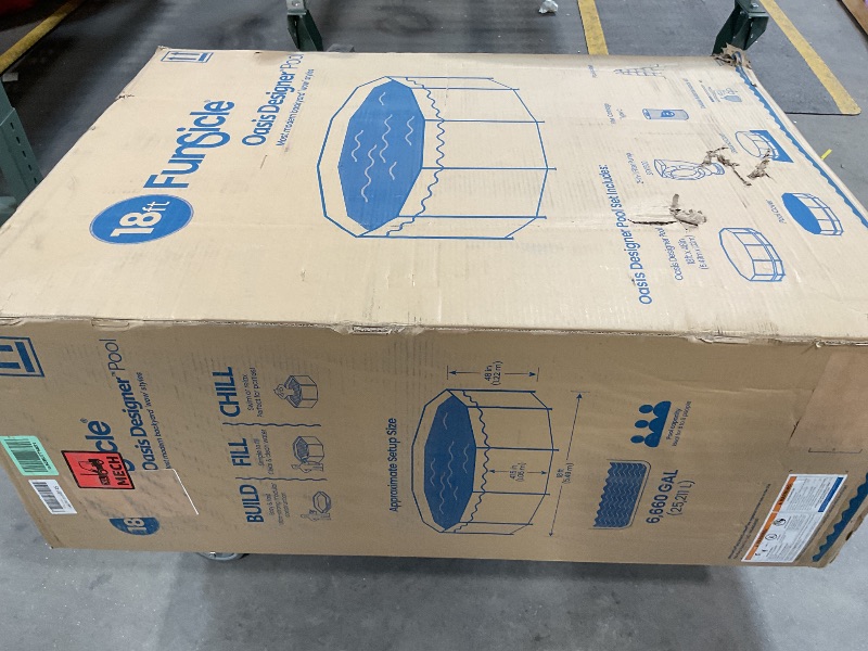 Photo 1 of 18ft X 48in height Frame Pool Set