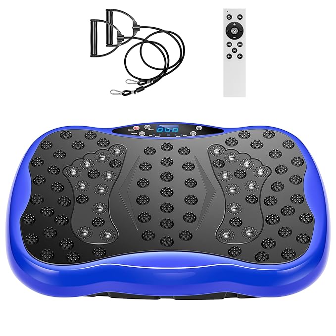 Photo 1 of ***PHOTO FOR REFERENCE ***VIVOHOME 120 Levels Vibration Plate Exercise Machine with Bluetooth, Remote Control, Resistance Bands Vibrating Platform Workout for Whole Body Weight Loss Toning Home Office