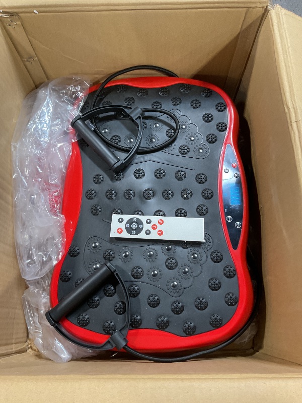 Photo 1 of ***PHOTO FOR REFERENCE ***VIVOHOME 120 Levels Vibration Plate Exercise Machine with Bluetooth, Remote Control, Resistance Bands Vibrating Platform Workout for Whole Body Weight Loss Toning Home Office