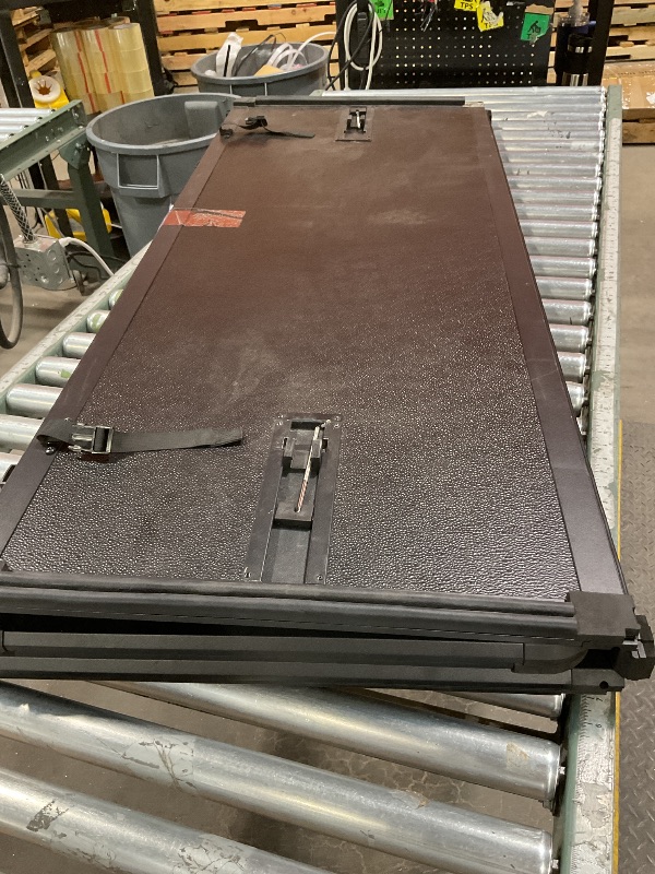 Photo 1 of ***MINOR DAMAGE, UNKNOWN MISSING HARDWARE***Hard Folding Truck Bed Tonneau Cover Compatible with Chevy Colorado & GMC Canyon 2015-2026 6.2 ft Long Box, Tri Fold Style