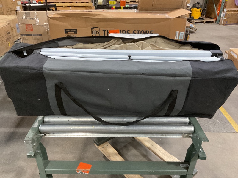 Photo 1 of ***USED, MINOR WEAR TO BAG, UNKNOWN MISSING HARDWARE ***HOTEEL 10x20 Pop Up Canopy with 6 Sidewalls,One-Push Setup Canopy Tent with 8 Windbreak Poles,Waterproof Shade 10x20,Outdoor Canopies for Parties,Weddings,Camping,Patios (Khaki)