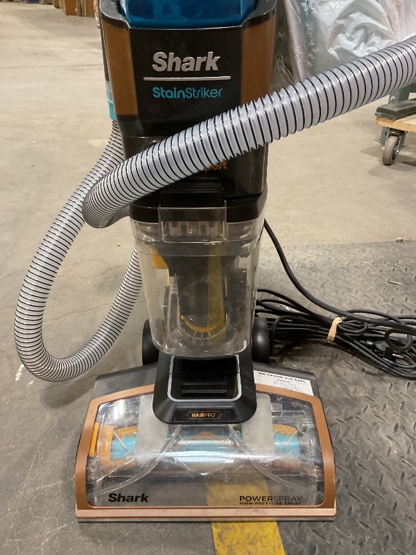 Photo 1 of ***USED, MISSING PARTS/CLEANERS***Shark Carpet Xpert Hair Pro with Stain Striker, Upright Carpet, Area Rug & Upholstery Cleaner, Carpet Shampooer, 4 Tools, Copper, EX301