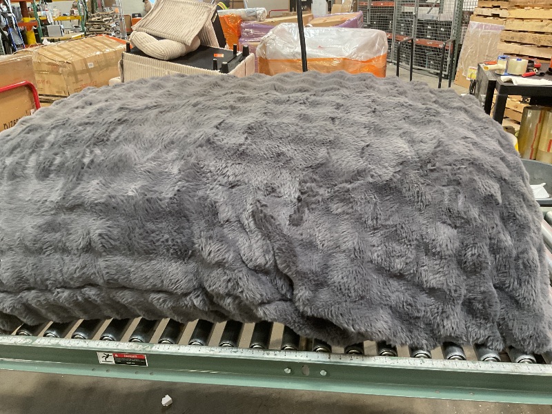 Photo 1 of ***MAJOR DAMAGE, DIRTY***Hobestluk Bean Bag Chairs Beanbag Chair with Filler Adult Bean Bags with Fluffy & Machine Washable Cover, Giant Bean Bag Chairs for Aduts (Dark Grey, 4FT-44" x 44" x 24")