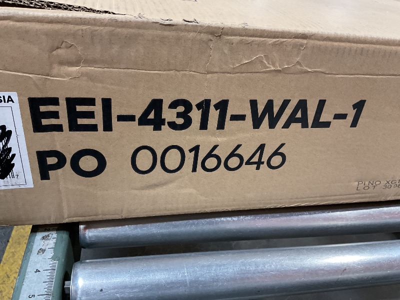 Photo 1 of ***BOX 1 ONLY OF 2***Modway Render Mid-Century Modern Wine Rack Storage, Bar Cabinet, Walnut