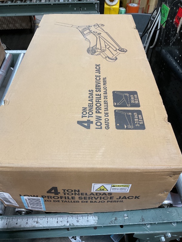 Photo 1 of ***MAJOR DAMAGE, 1 FRONT WHEEL BROKEN ***Big RED Hydraulic Low Profile Service/Floor Jack with Dual Piston Quick Lift Pump, 4 Ton (8,000 lb.) Capacity