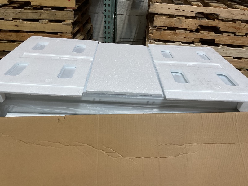 Photo 1 of ***MINOR DAMAGE ***BLACK+DECKER 13 Cu. Ft. Chest Freezer, Deep Freezer with Top Opening, Freezer Chest with 2 Removable Storage Baskets, Mechanical Temperature Control, Manual Defrost, R600a Refrigerant,BCF1300E,White