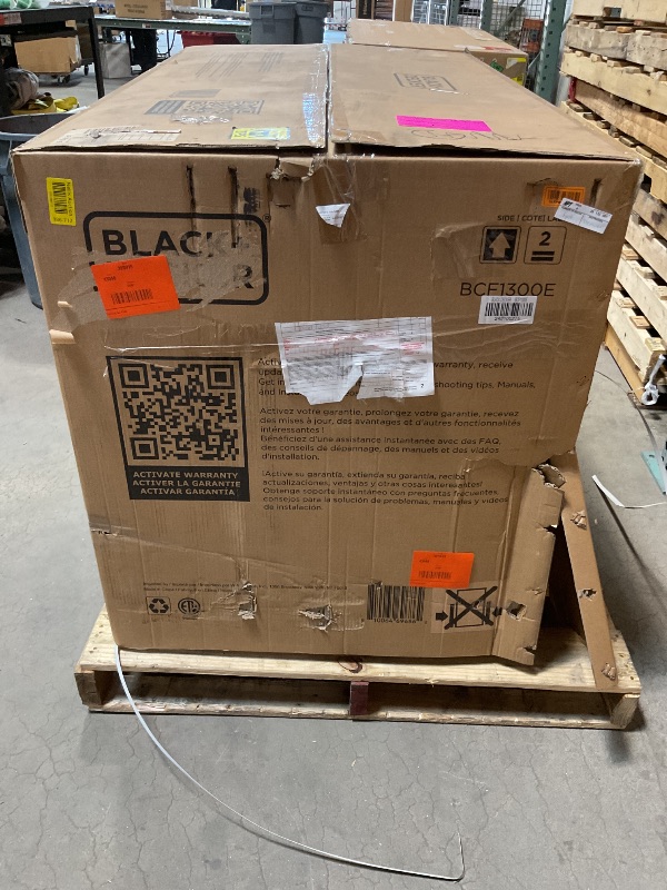 Photo 1 of ***MINOR DAMAGE ***BLACK+DECKER 13 Cu. Ft. Chest Freezer, Deep Freezer with Top Opening, Freezer Chest with 2 Removable Storage Baskets, Mechanical Temperature Control, Manual Defrost, R600a Refrigerant,BCF1300E,White