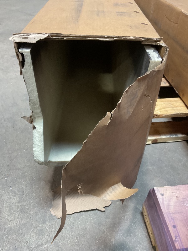 View 6 of ***MAJOR DAMAGE ***Ekena Millwork 9 1/2"W x 11 1/2"H x 192"L 3-Sided (U-Beam) Salvaged Timber HeritageTimber Faux Wood Ceiling Beam, Kona Brown