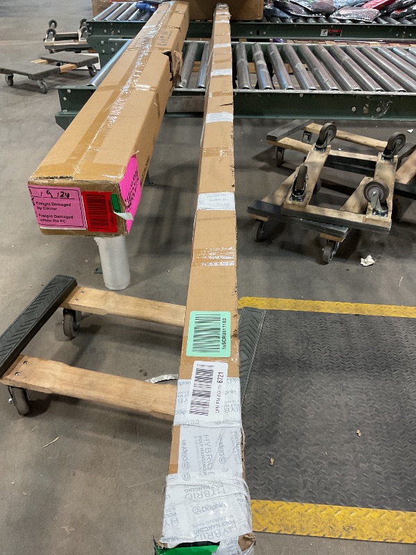 Photo 1 of 10 Pack 10 FT x 5/8 inch Aluminum Stair Balusters Round Horizontal Bar Baluster Matte Black Hollow Stair Spindles for Indoor Outdoor Deck Railing