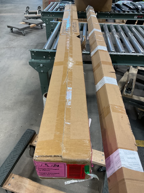 Photo 1 of ***MINOR DAMAGE ***ONLYLUX 8 Foot Led Lights, T8 96" 45Watt FA8 Single Pin LED Shop Lights 5850LM, Ballast Bypass, 6000k, F96 8ft Led Bulbs Fluorescent Replacement,Workshop, Warehouse, Clear Cover(12 Pack)