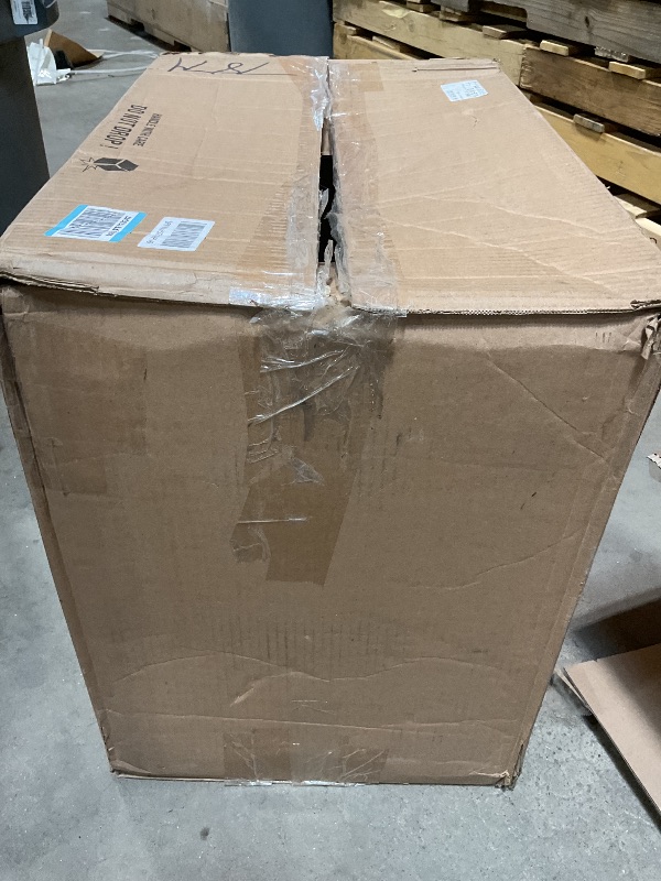 Photo 1 of ***MAJOR DAMAGE ***IRIS USA 72 Qt Stackable Plastic Storage Bins with Lids, 6 Pack - BPA-Free, Made in USA - See-Through Organizing Solution, Latches, Durable Nestable Containers, Secure Pull Handle - Clear