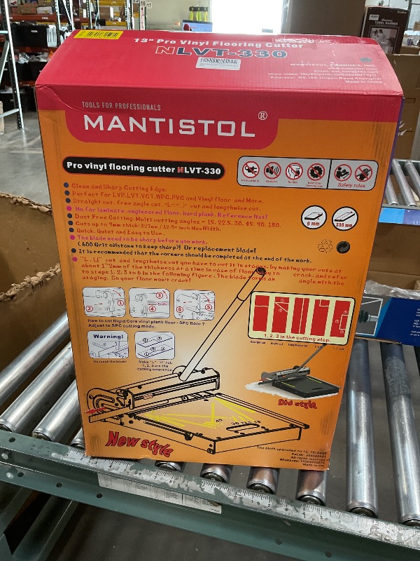 Photo 1 of 13" Pro Rigid Vinyl Floor Cutter with 13"Replacement Blade, Double the time! Cuts SPC/LVT/WPC up to 9mm! Instant Angle Cuts 15/22.5/30/ 45 No Measuring! No Guesswork!