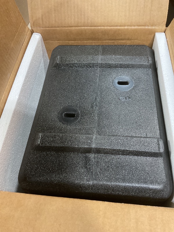 Photo 1 of *missing keys*SentrySafe Black Fireproof Document Box with Key Lock, Safe Secures Files and Documents for Home or Office, 0.61 Cubic Feet, 13.6 x 15.3 x 12.1 inches, 1170