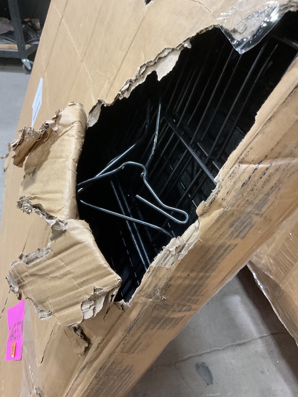 Photo 1 of ***MAJOR DAMAGE ***MidWest Homes for Pets Solutions Series XXL Double Door 54-Inch Dog Crate for The Largest Breeds, Sturdy Drop Pin Assembly, Black E-Coated, SL54DD