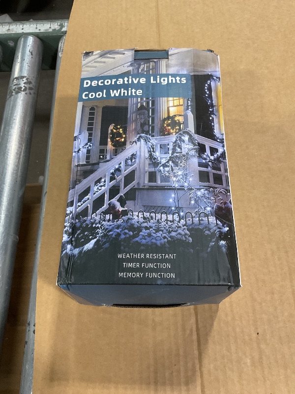 Photo 1 of 1500 LED 470FT Christmas Lights Outdoor,12 Lighting Modes Christmas String Lights with Timer, Dimmable Cool White LED String Light Waterproof for Outside Yard Tree Patio Xmas Party Holiday Decorations