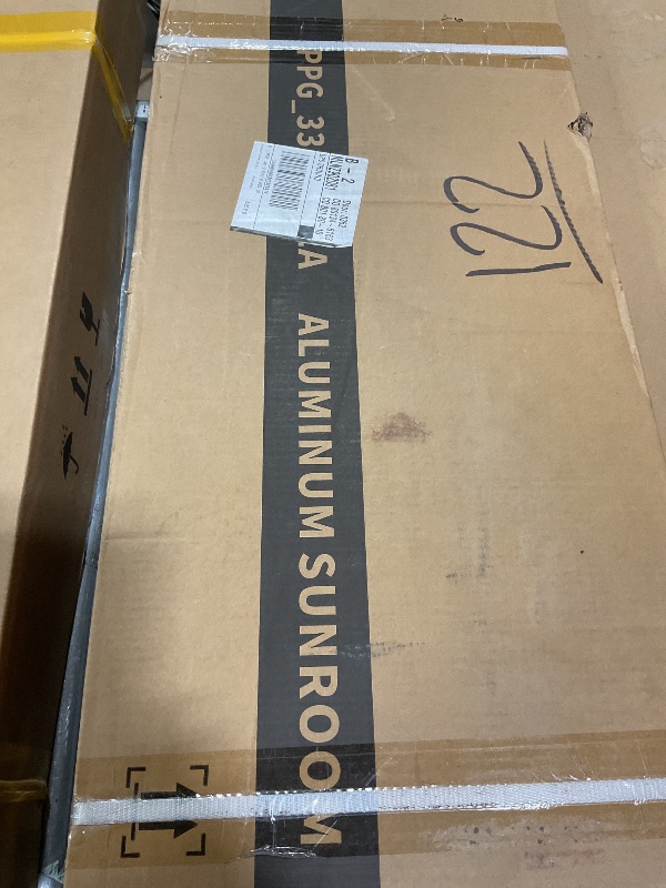 Photo 1 of ***PARTIAL SET, BOX A ONLY***IDEALHOUSE 8X10 FT Greenhouse for Outdoors, Lockable Door and Ajustable Roof Vent, Polycarbonate Greenhouse with Water Gutter System, Aluminum Walk-in Greenhouses, for Backyard, Lawn