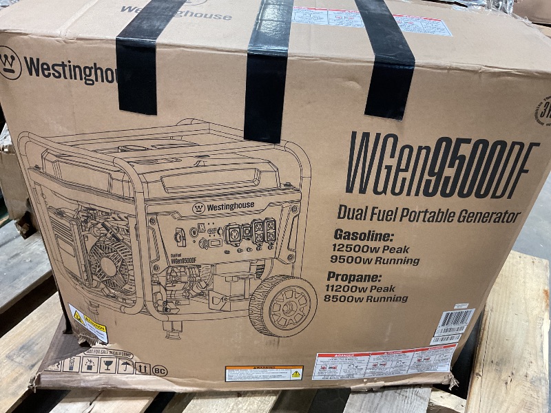 Photo 1 of ***USED, UNKNOWN DAMAGE ***Westinghouse 12500 Watt Dual Fuel Home Backup Portable Generator, Remote Electric Start, Transfer Switch Ready, Gas and Propane Powered