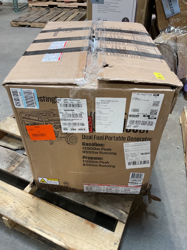 Photo 1 of ***USED, UNKNOWN DAMAGE ***Westinghouse 12500 Watt Dual Fuel Home Backup Portable Generator, Remote Electric Start, Transfer Switch Ready, Gas and Propane Powered