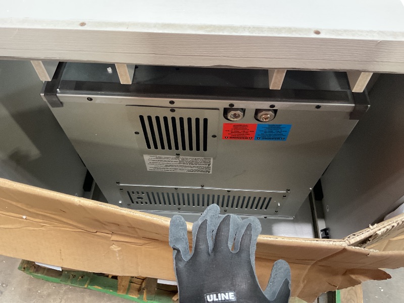 Photo 1 of ***USED, SOME DAMAGE ***Comfort Glow Dual Fuel Ventless Gas Fireplace with Mantle The Halifax, Adjustable Thermostat, Natural Gas or Liquid Propane, 26,000 BTU, Heats 900 sq ft - Pewter Oak Finish Gas Fireplace