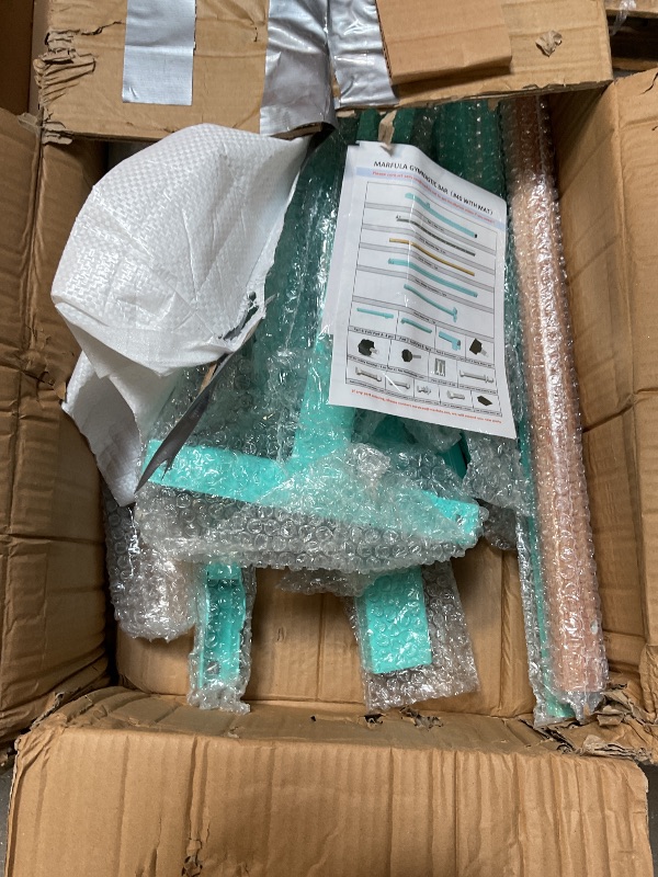 Photo 1 of ***NO MAT***Marfual 5 Ft Fold Gymnastic Bar with Mat Kip Bar with Mat with Professional 4 Ft Width for Kids and Girl and Teenage Home and Club Use