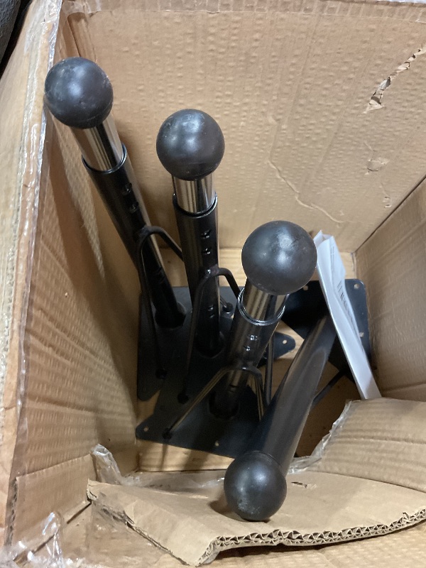 Photo 1 of ***PARTIAL SET, LEGS ONLY***FDP Rectangle Activity School and Office Table (36 x 60 inch), Standard Legs with Ball Glides, Adjustable Height 19-30 inches - Maple Top and Black Edge