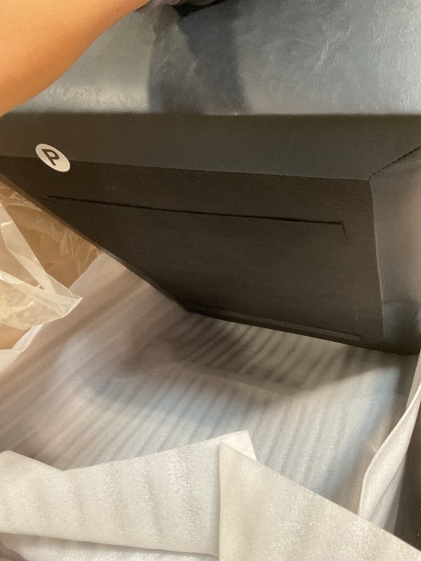 Photo 1 of *** NOT IN A BOX *** Casa Andrea Milano Modern 3 Piece Microfiber and Faux Leather L Shaped Sectional Sofa with Reversible Chaise & Ottoman, Large Living Room Furniture, Grey