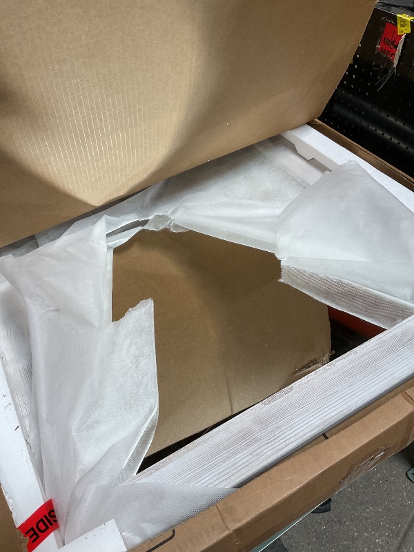 Photo 1 of *just the mirror*Signature Design by Ashley Cayboni Modern 6-Drawer Dresser and Mirror with Safety Stop, Whitewash