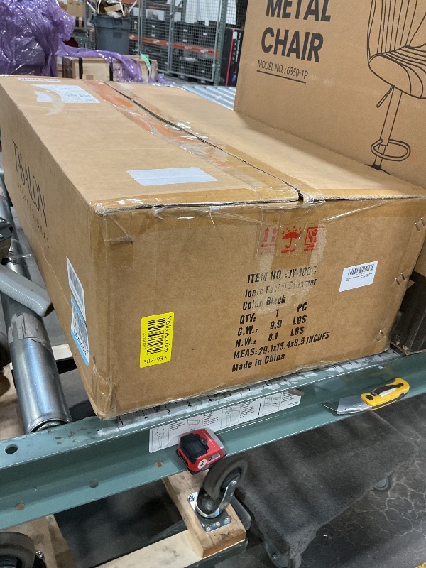 Photo 1 of ***FOR PARTS ONLY/NON-FUNCTIONAL*** TASALON Steamer on Wheels for Professional Skin Rejuvenation, Facial Steamer Kit for Home, Spa, Clinic - Warm Mist, Ozone Face Humidifier - Pore Opener and Cleanser-Black