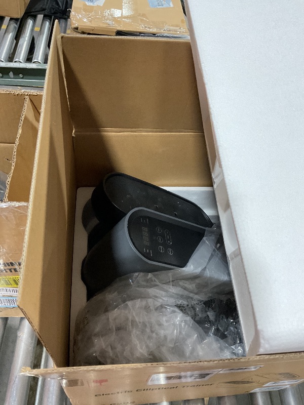 Photo 1 of *LEFT PEDAL WIGGLES* HJDFGSS Under Desk Elliptical Machine, Electric Ellipse Leg Exerciser as Seen on Tv for Seniors with 10 Adjustable,Pedal Exerciser,Exercise Equipment for Home (Gray)