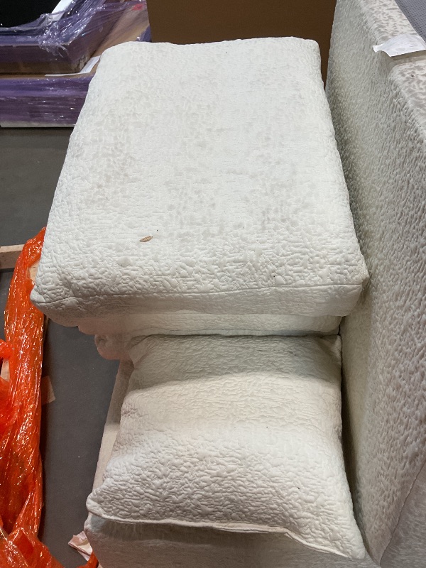 Photo 1 of ***DIRT DUE TO NO PACKAGING*** 108" Cloud Modular Sectional Couch with L-Shape Chaise, Modern Sectional Sofa with Deep Seat Couch, Ultra Soft Knit Fabric Couches for Living Room, No Assembly Required, Left Facing Chaise (Beige)