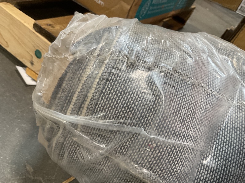 Photo 1 of **DIRT**Loloi Margot Collection MAT-03 Ocean/Spice 7'-6" x 9'-6" Area Rug feat. CloudPile, No-Shed Easy Clean Large Patterned Area Rug for Living Room, Bedroom, Dining Area