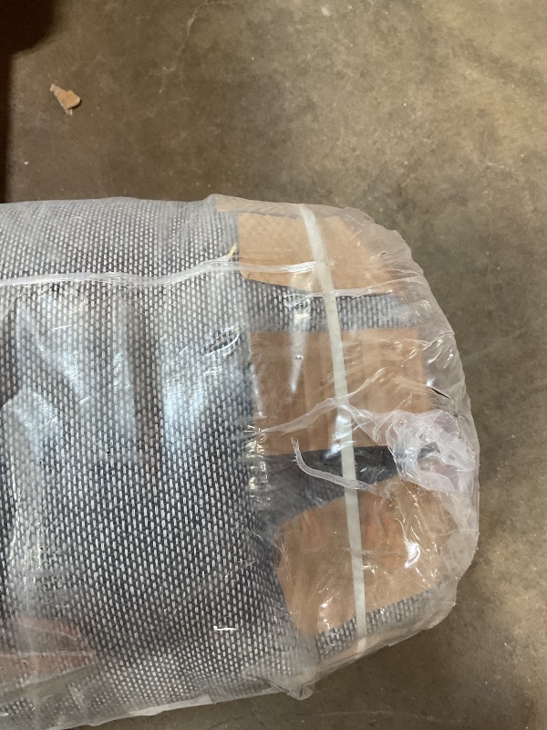 Photo 1 of **DIRT**Loloi Margot Collection MAT-03 Ocean/Spice 7'-6" x 9'-6" Area Rug feat. CloudPile, No-Shed Easy Clean Large Patterned Area Rug for Living Room, Bedroom, Dining Area