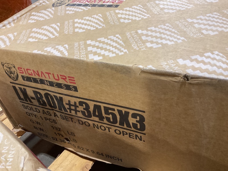 Photo 1 of **SELLING FOR PARTS AS PARTIAL SET**Fitvids Home Gym – Parts Only – Part Only: Box #3/4/5 – Black/Red