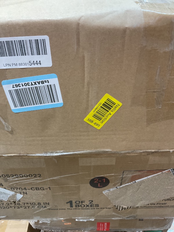 Photo 1 of **SELLING FOR PARTS AS PARTIAL SET. ONE BOX OF TWO**Furmax Sectional Couches for Living Room, U-Shaped Sofa Couch with Linen Fabric, 4 Seat Sofa Set with Double Chaise for Apartment (Corduroy, Beige)