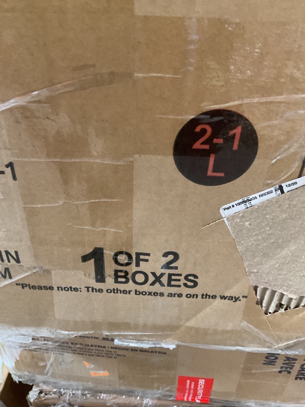 Photo 1 of **SELLING FOR PARTS AS PARTIAL SET. ONE BOX OF TWO**Furmax Sectional Couches for Living Room, U-Shaped Sofa Couch with Linen Fabric, 4 Seat Sofa Set with Double Chaise for Apartment (Corduroy, Beige)