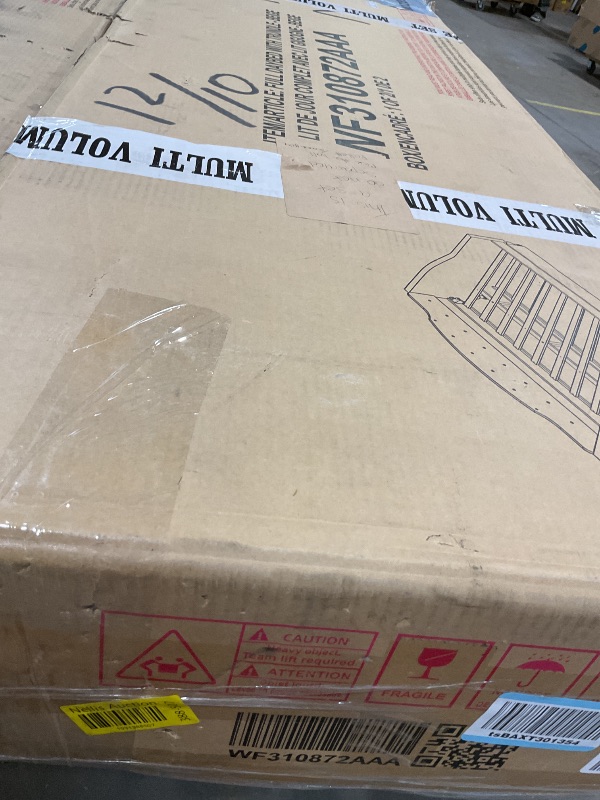 Photo 1 of **2 BOXES**ACQCA Full Size Upholstered Tufted Daybed with Two Drawers,Linen Sofa Bed for Small Space,Bedroom,Livingroom,Guest Room, No Spring Box Need,Beige