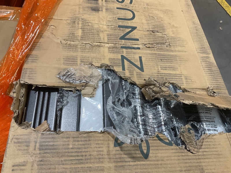 Photo 1 of **SCRATCHED DAMAGE**Zinus Leonardo Metal Platform Bed Frame, Victorian Spindle Style Headboard and Footboard, Heavy Duty Bed Base, Ample Underbed Space, Queen