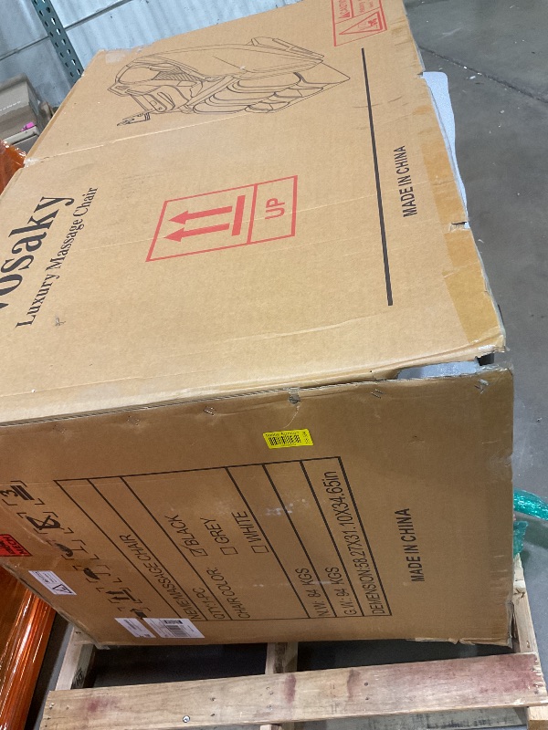 Photo 1 of **DIRT. SCRATCHES FROM TRANSPORT. **4D Massage Chair Full Body Zero Gravity SL-Track Real Relax Massage Chair Recliner-Shiatsu,Heat,Calf-Extension,20-Massage Technique,Thai Yoga Stretch,Foot Roller,AI Voice,Touch Screen,Wireless Charge