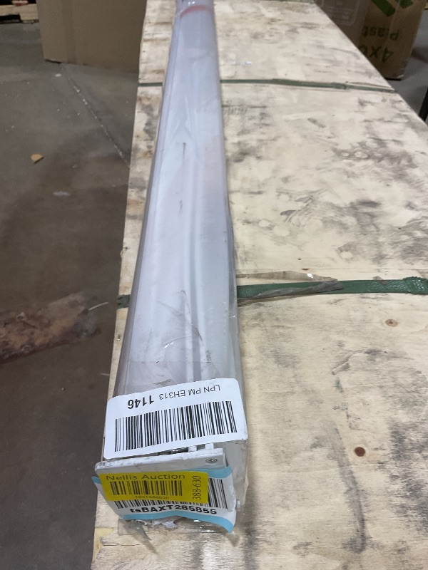 Photo 1 of **SCRAPES. DIRT**AOSKY Blackout Roller Shades Cordless Blinds for Windows, Free-Stop Shades with Valance, Thermal Insulated Fabric, UV Protection, Natural Woven Blinds for Home and Office (68" W x 72" H, White)